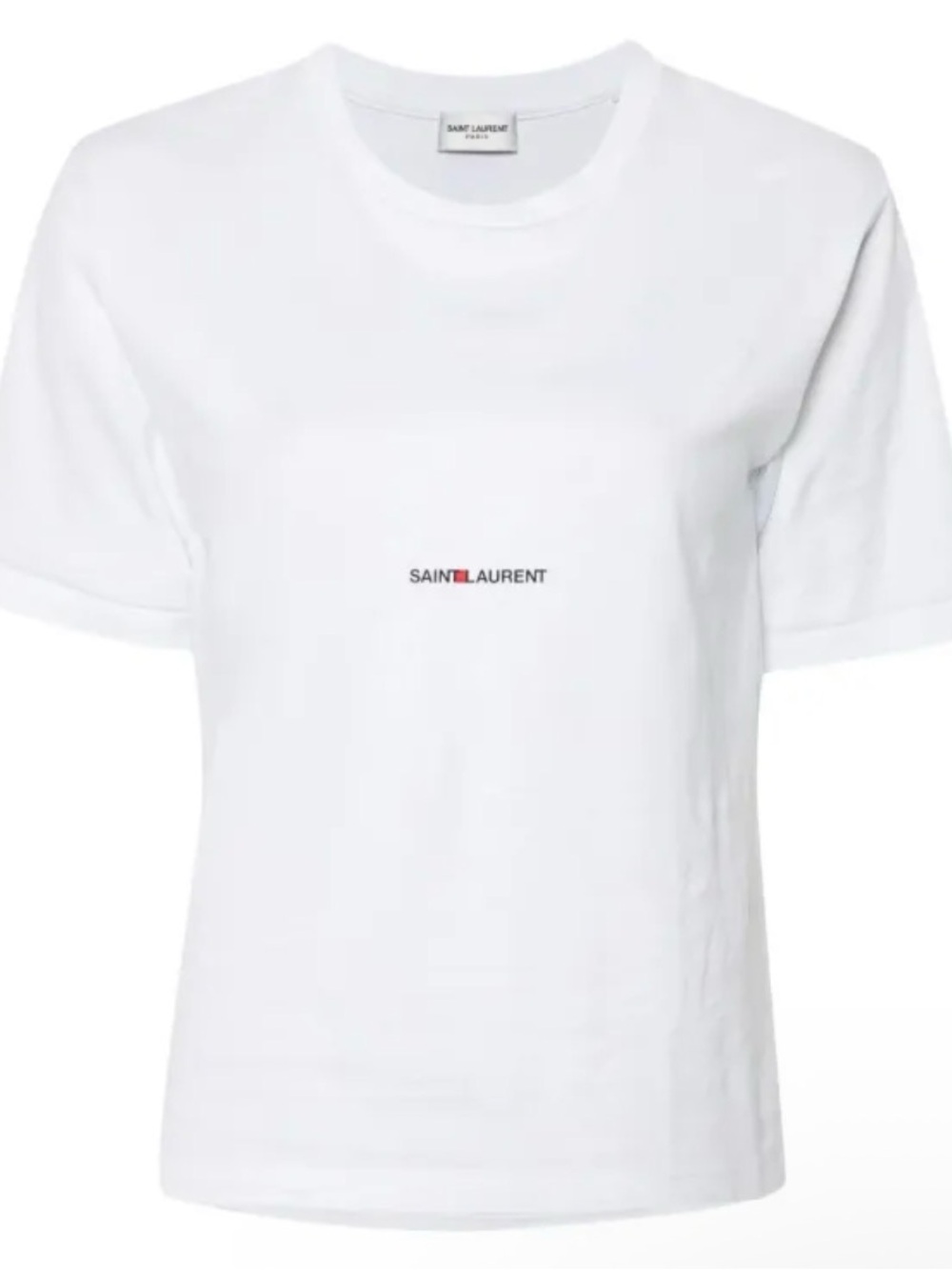 Yves Saint Laurent White Tee with Logo - Small YSL Authentic - Picture 3 of 9